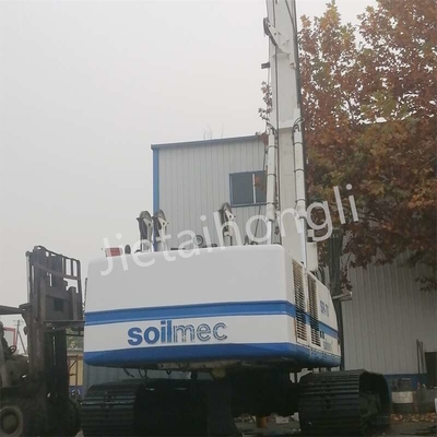 Использованный пробуренный складывающ снаряжение Soilmec SR70 с утесом блокируя Адвокатуру Келли